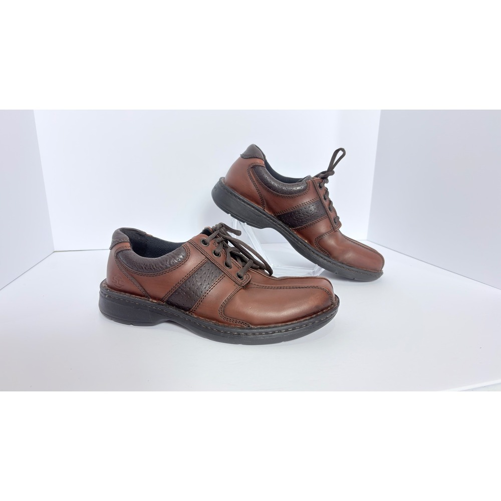 Streetcars Diplomat Brown Leather Oxford Shoes Men Size 8 Office Comfort Work